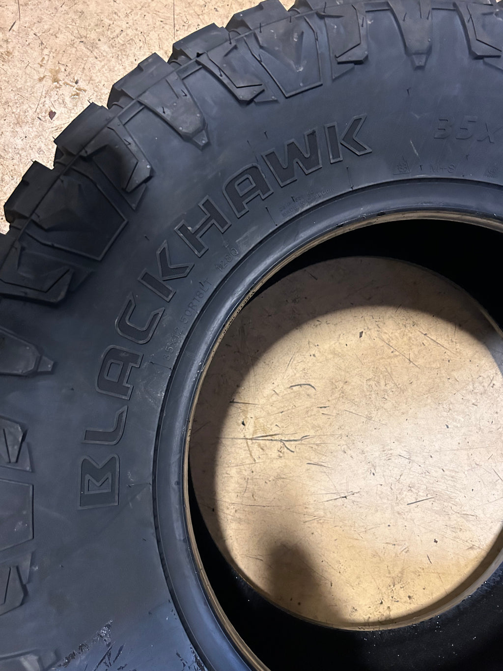 BLACKHAWK RIDGECRAWLER ER R/T BSW LT 35 12.5 18 128Q 12PLY RUGGED TIRE 1600469K