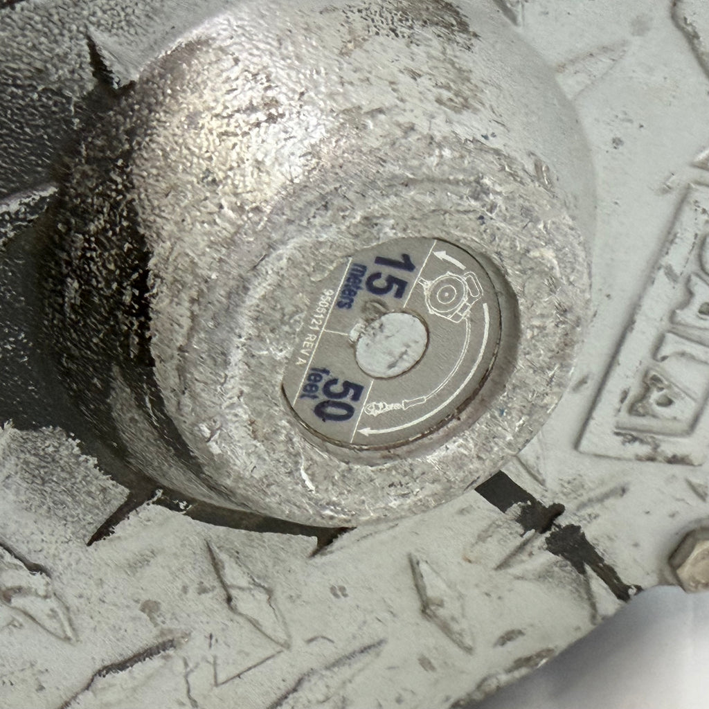 USED DBI-SALA SEALED-BLOK SELF-RETRACTING LIFELINE 3400922, 50 FT, SILVER
