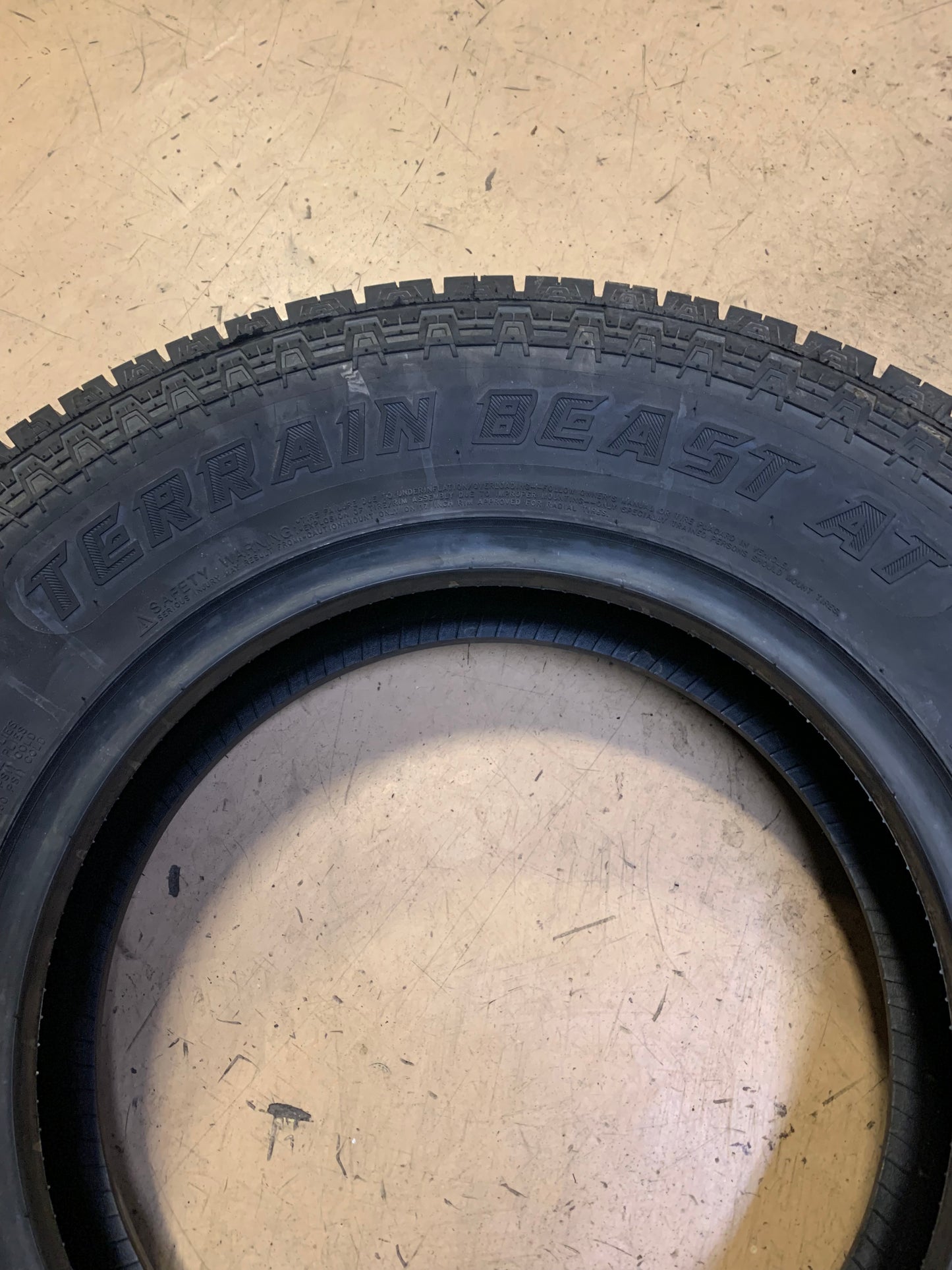LEXANI TERRAIN BEAST AT BSW LT 235 80 17 120/117S 10 PLY ALL TERRAIN TIRE LXSTAT1780010