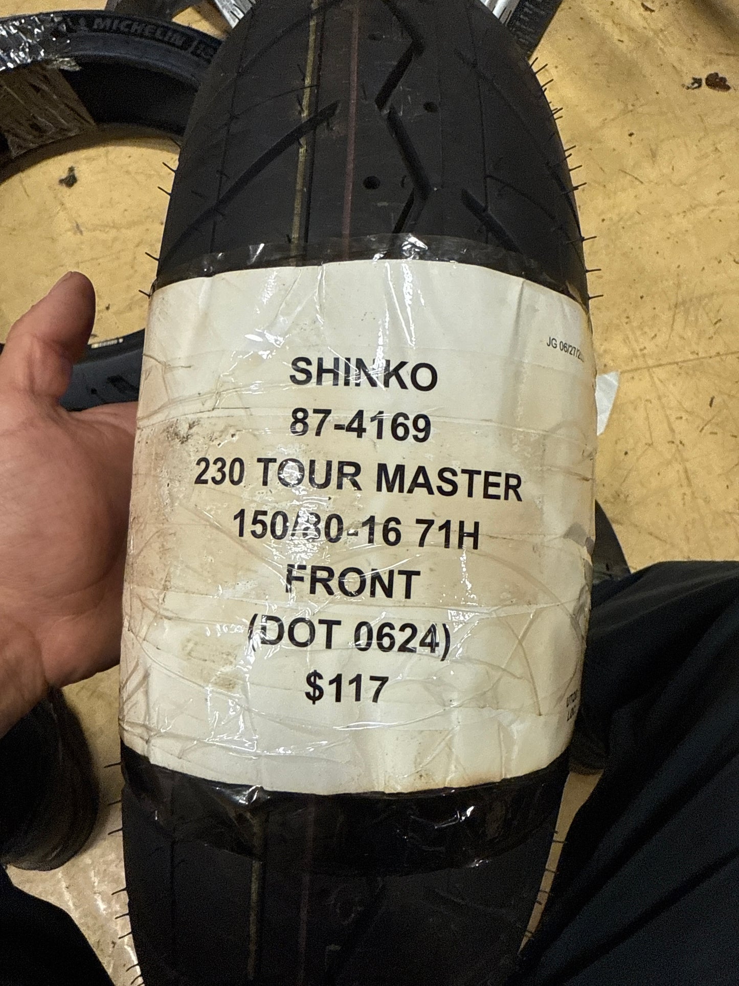 SHINKO 230 TOUR MASTER 150 80 16 71H FRONT MOTORCYCLE TIRE 87-4169