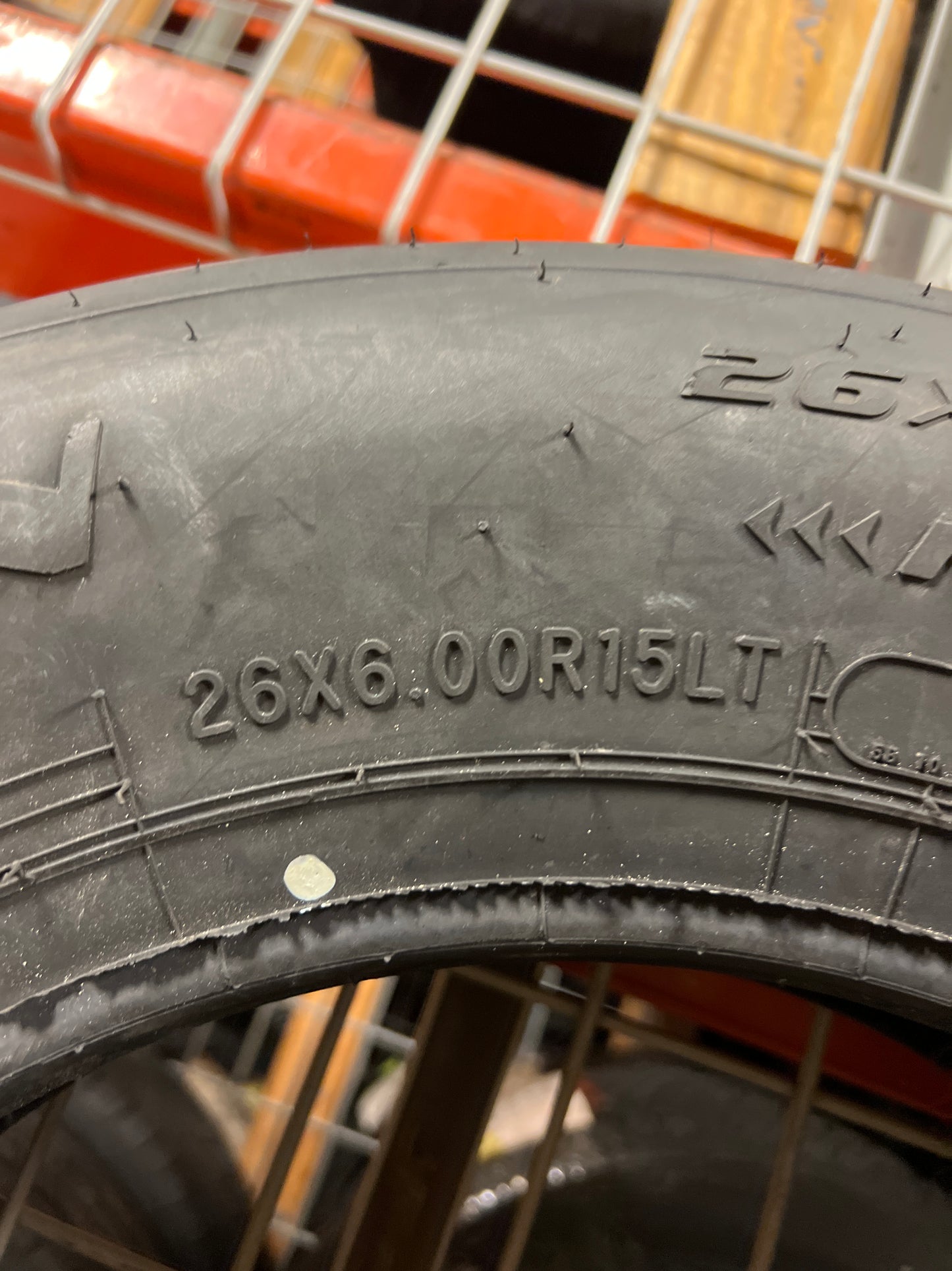 MICKEY THOMPSON ET STREET FRONT 26 6.00 15 LT LRB TIRE 250738 CQ2