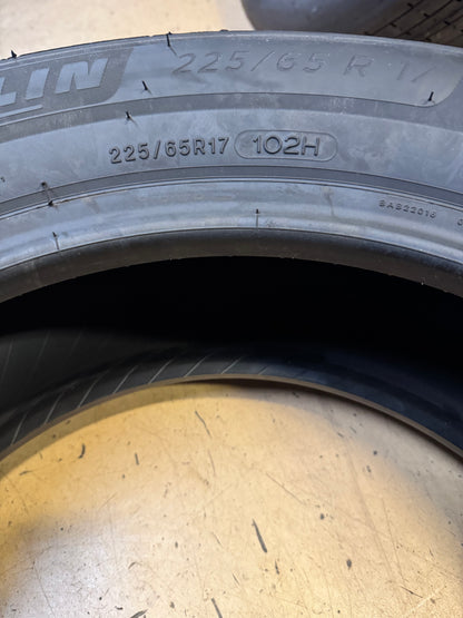 4 MICHELIN CROSSCLIMATE2 BSW P 225 65 17 102H ALL SEASON TIRE 13153