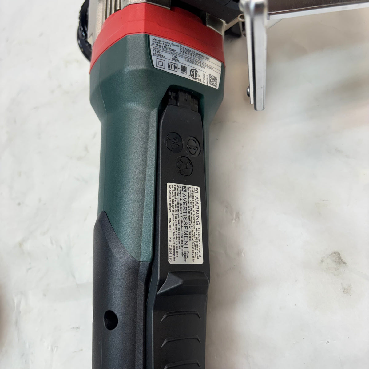 METABO PORTABLE BEVELING MACHINE 10MM SIZE KFM 15-10 F