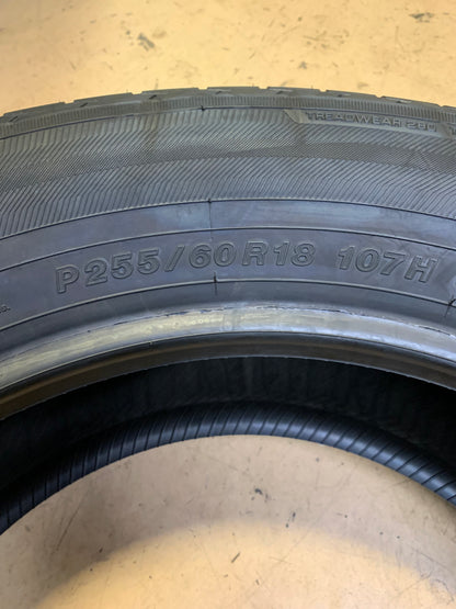 YOKOHAMA GEOLANDAR H/T G056 BSW P 255 60 18 107H HIGHWAY TERRAIN TIRE 110193258