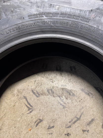 NOS MILESTAR PATAGONIA A/TR BSW LT 275 70 17 121/118R 10PLY ALL TERRAIN TIRE 22139001