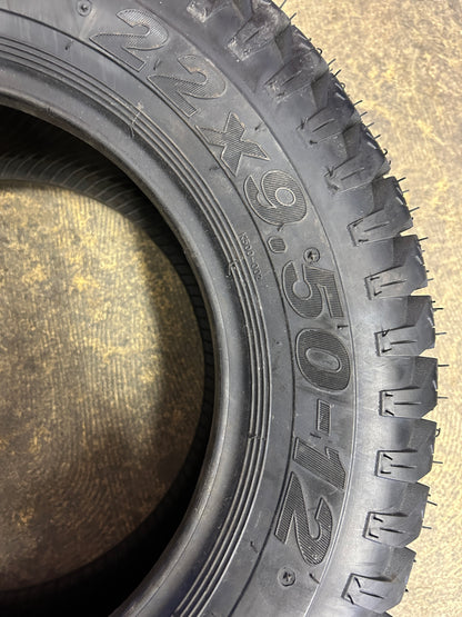 KENDA SUPER TURF K500 BSW  22 9.5 12 4PLY LAWN TIRE 105001272B1