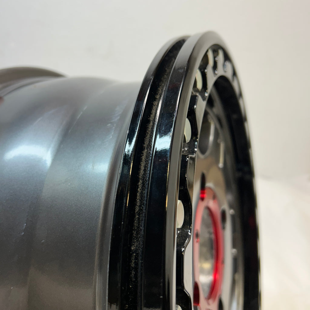 KMC ATV KS240 RECON BEADLOCK G-MTL BLK-RING 15X7 4X137 ET38 WHEEL