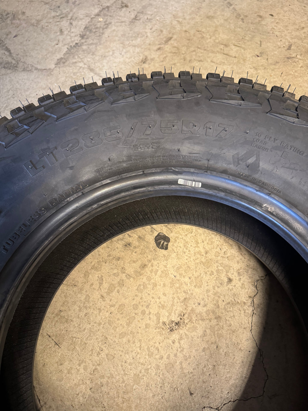 GLADIATOR X COMP A/T RWL LT 285 75 17 128/125S 10PLY ALL TERRAIN TIRE 1932367873
