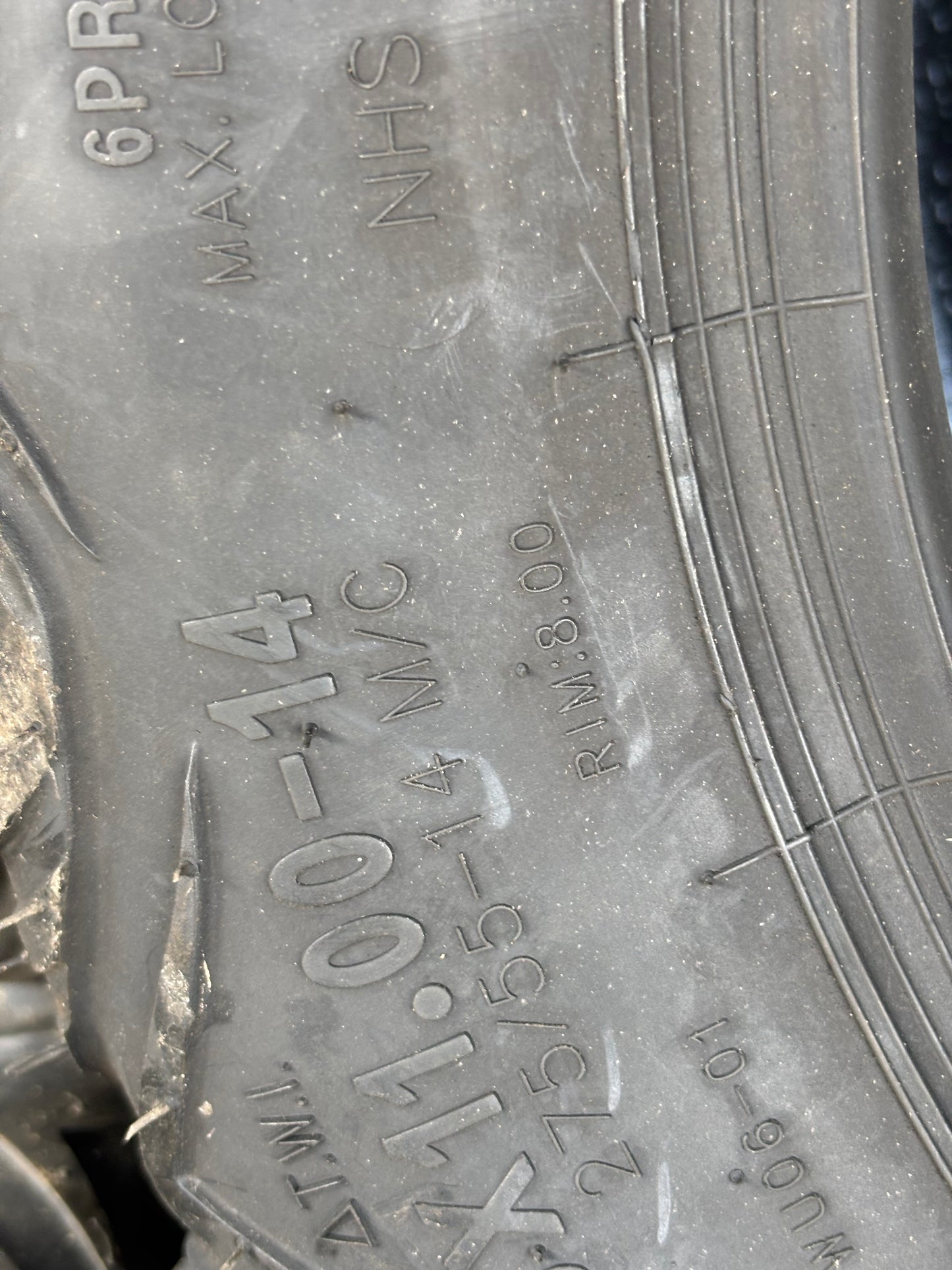 WANDA MUD SLINGER WU06 BSW AT 26 11 14 71J 6PLY ATV UTV TIRE 10302
