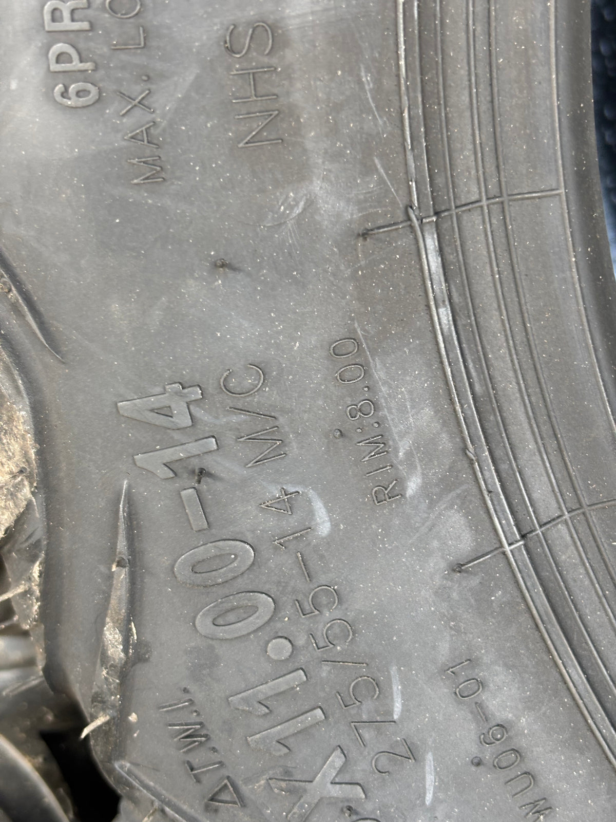WANDA MUD SLINGER WU06 BSW AT 26 11 14 71J 6PLY ATV UTV TIRE 10302