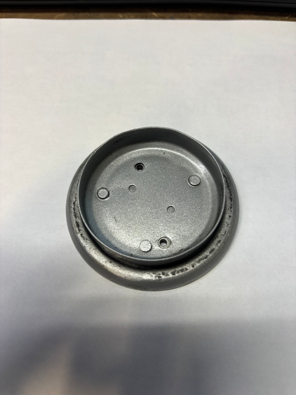 PORSCHE 92836103201 SILVER CENTER CAP TELEPHONE STYLE FOR 911 944 USED #1