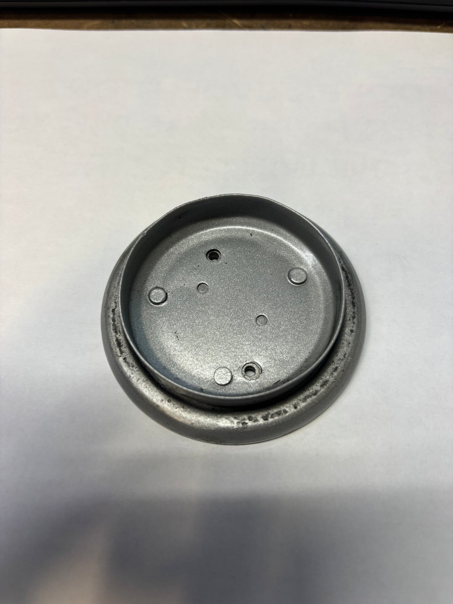 PORSCHE 92836103201 SILVER CENTER CAP TELEPHONE STYLE FOR 911 944 USED #1