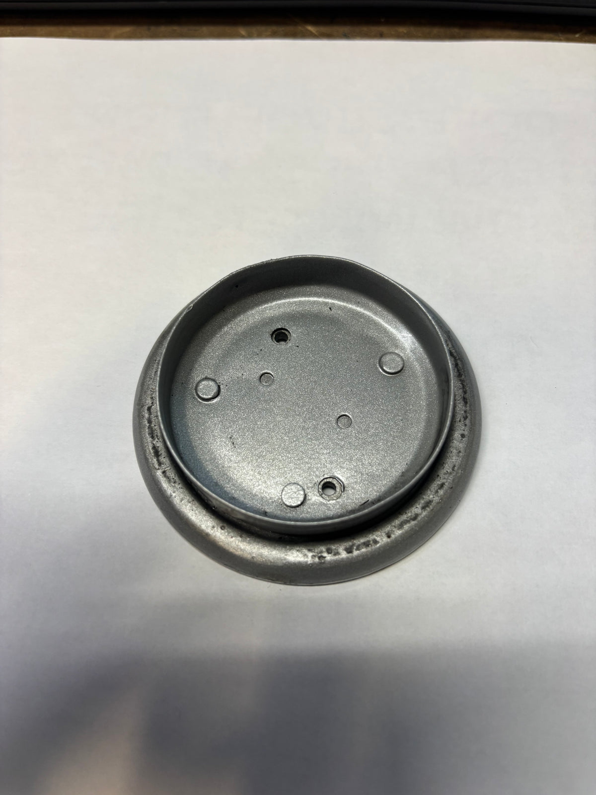 PORSCHE 92836103201 SILVER CENTER CAP TELEPHONE STYLE FOR 911 944 USED #1