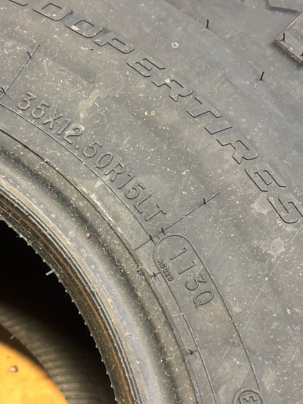 COOPER EVOLUTION M/T RWL LT 35 12.5 15 113Q LRC 6 PLY MUD TERRAIN TIRE 170166035