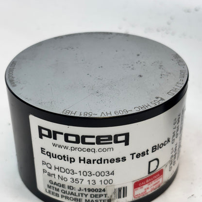 USED PROCEQ EQUOTIP 550 HARDNESS TESTER W/UCI PROBE & STANDARD