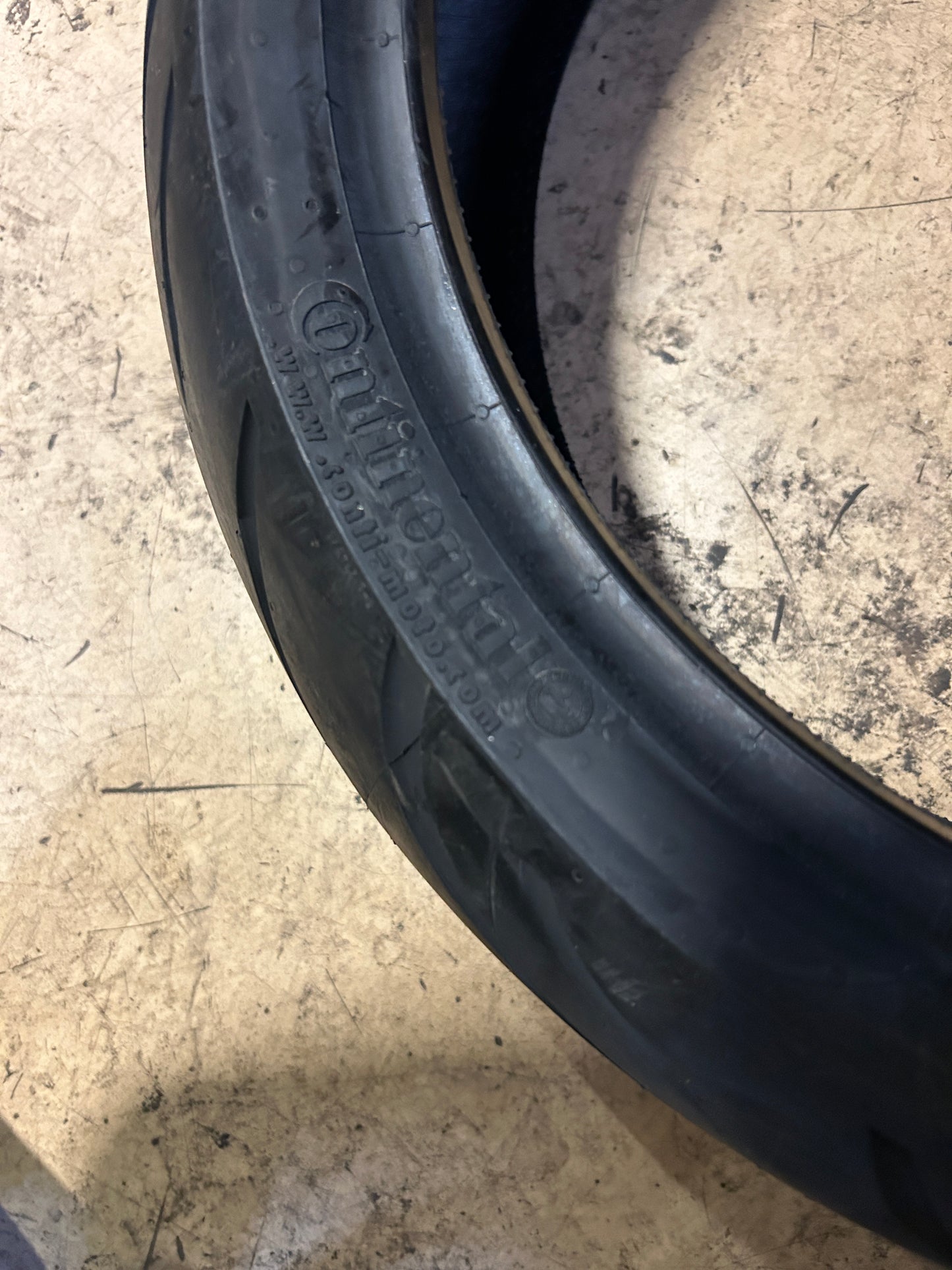 CONTINENTAL CONTIMOTION BSW 190 50 17 73W REAR MOTORCYCLE TIRE 02550220000