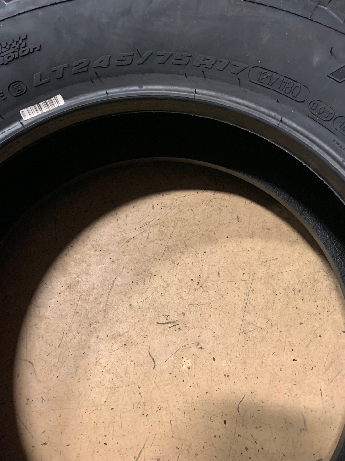 BFGOODRICH HD-TERRAIN T/A KT LT 245 75 17 121/118Q 10 PLY ALL SEASON TIRE 35634