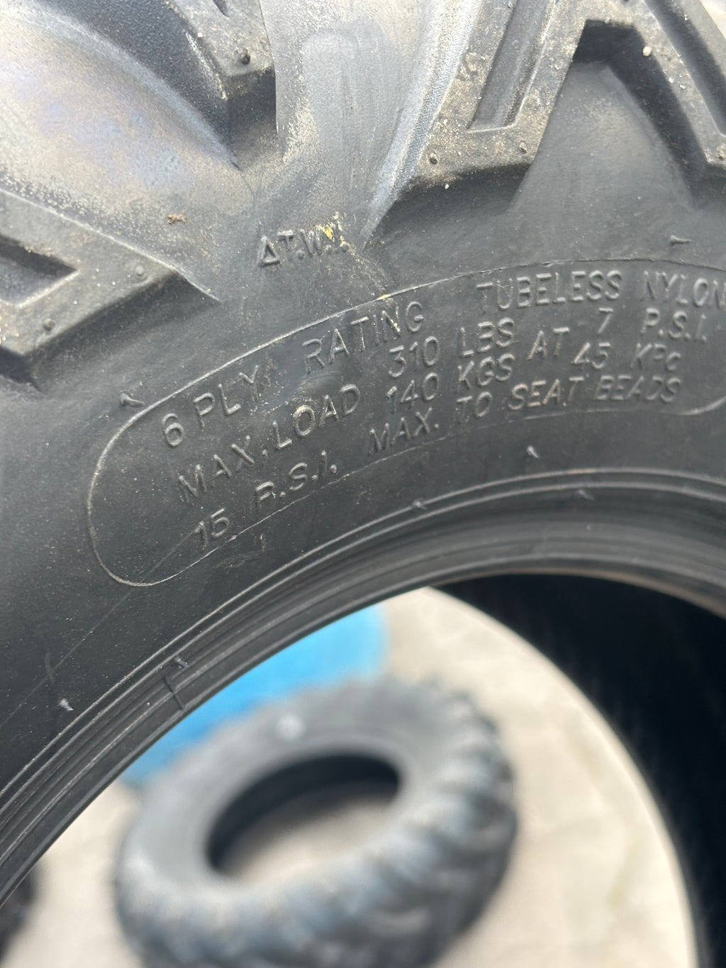 NOS WANDA A/T MASTER ATX80 P341 LT 24 8 12 40J 6PLY ATV/UTV TIRE 10151