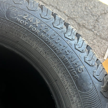 OTR GRASS MASTER BSW  24 12 14 4 PLY LAWN TIRE T80424120014