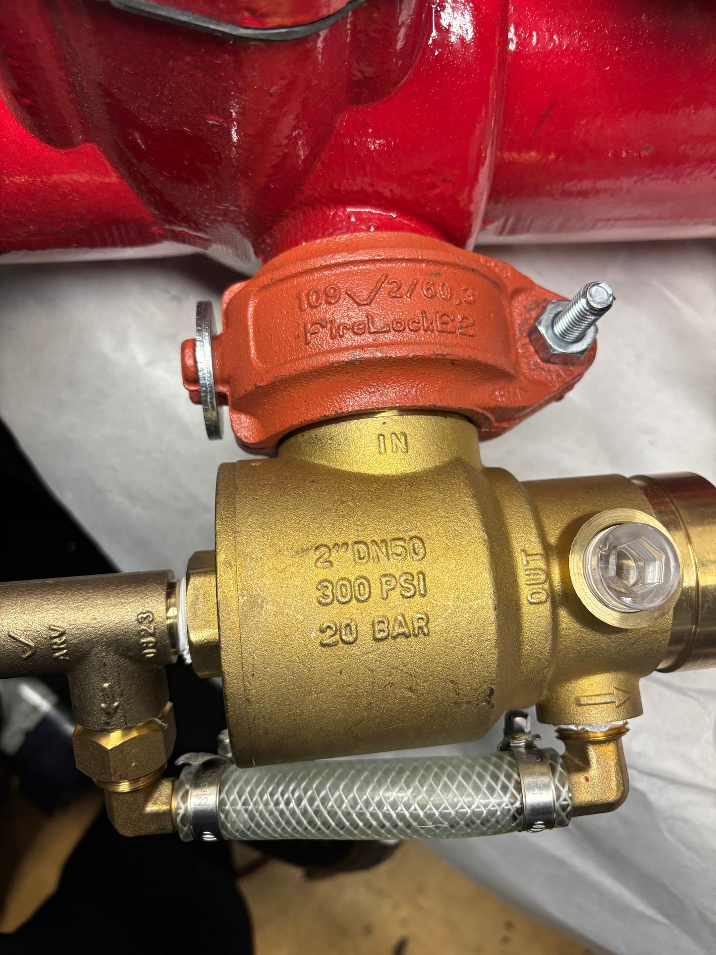 VICTAULIC S040UMC101 4" MANIFOLD CHECK ASSY. LEFT HAND W/ CONTROL VALVE/HOSE GXG UNIVERSAL