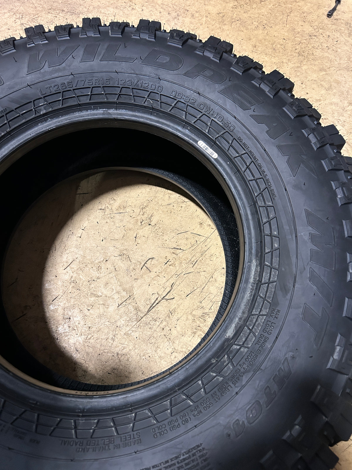 FALKEN WILDPEAK M/T MT01 BSW LT 265 75 16 123/120 10PLY MUD TIRE 28516639