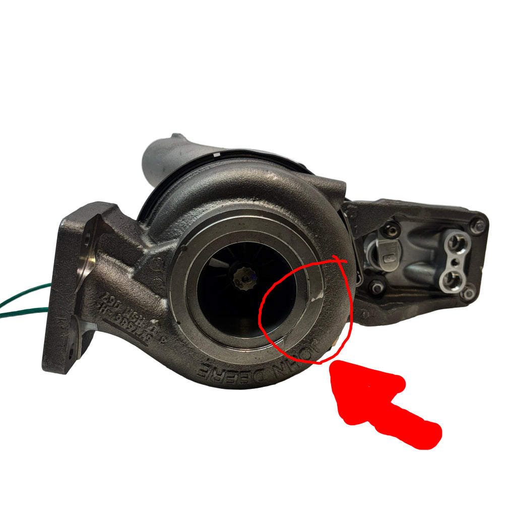 REMAN JOHN DEERE BORG WARNER TURBOCHARGER DAMAGED SE502446