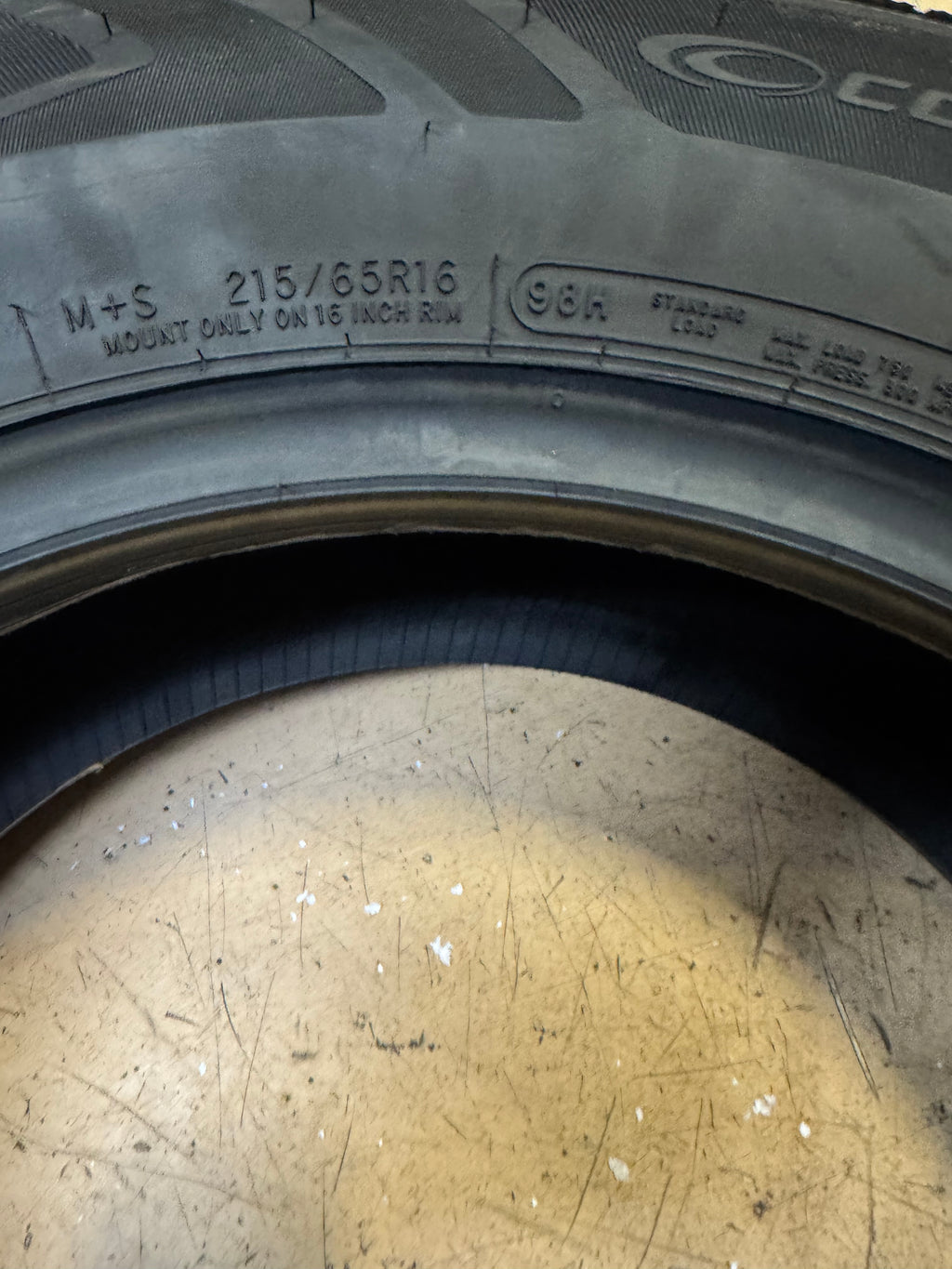 2 COOPER ENDEAVOR PLUS BSW P 215 65 16 98H ALL SEASON TIRE 166242009