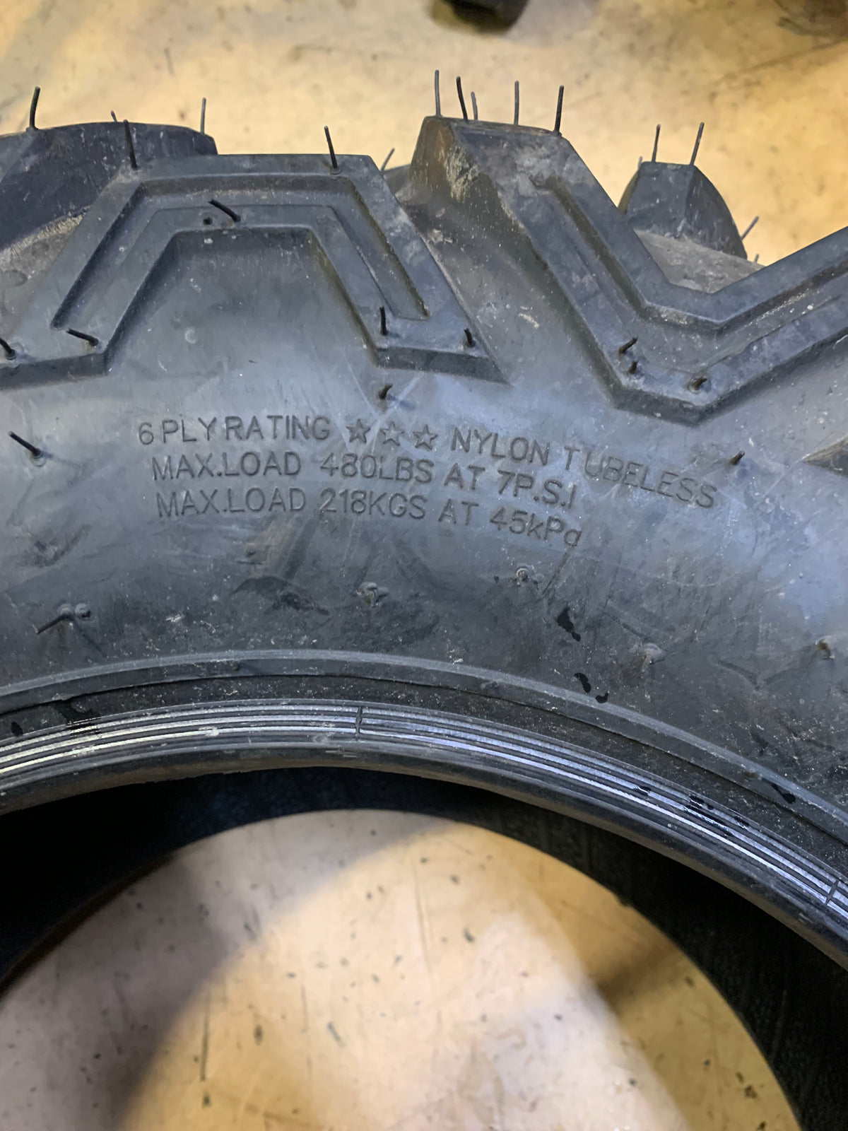 K9  DEL RIO BSW AT 27X11R14 55F 6PLY ATV/UTV TIRE K92711R14DR