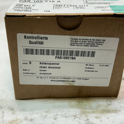 USED PORSCHE ENGINE TIMING CHAIN TENSIONER PAB109218A