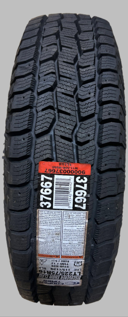 NEW COOPER DISCOVERER SNOW CLAW P 225 75 15 115/112Q LRE 10PLY SNOW TIRE  90000037667 (Copy)