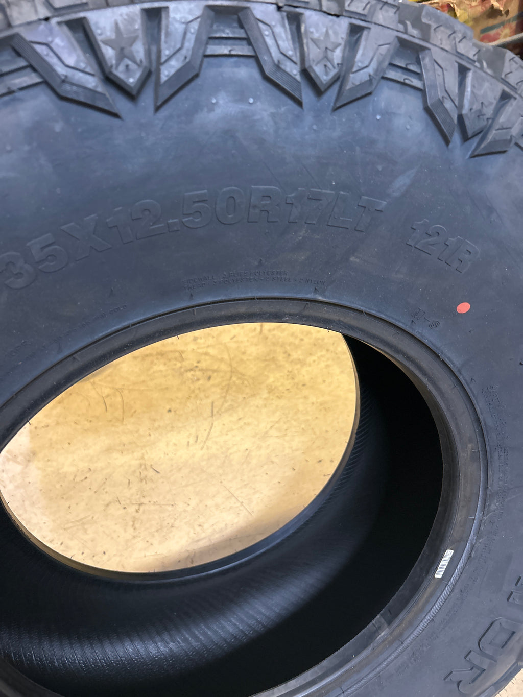 PREDATOR NEW MUTANT X-MT BSW LT35 12.5 17 121R 10PLY M/T TIRE NPRXMT04