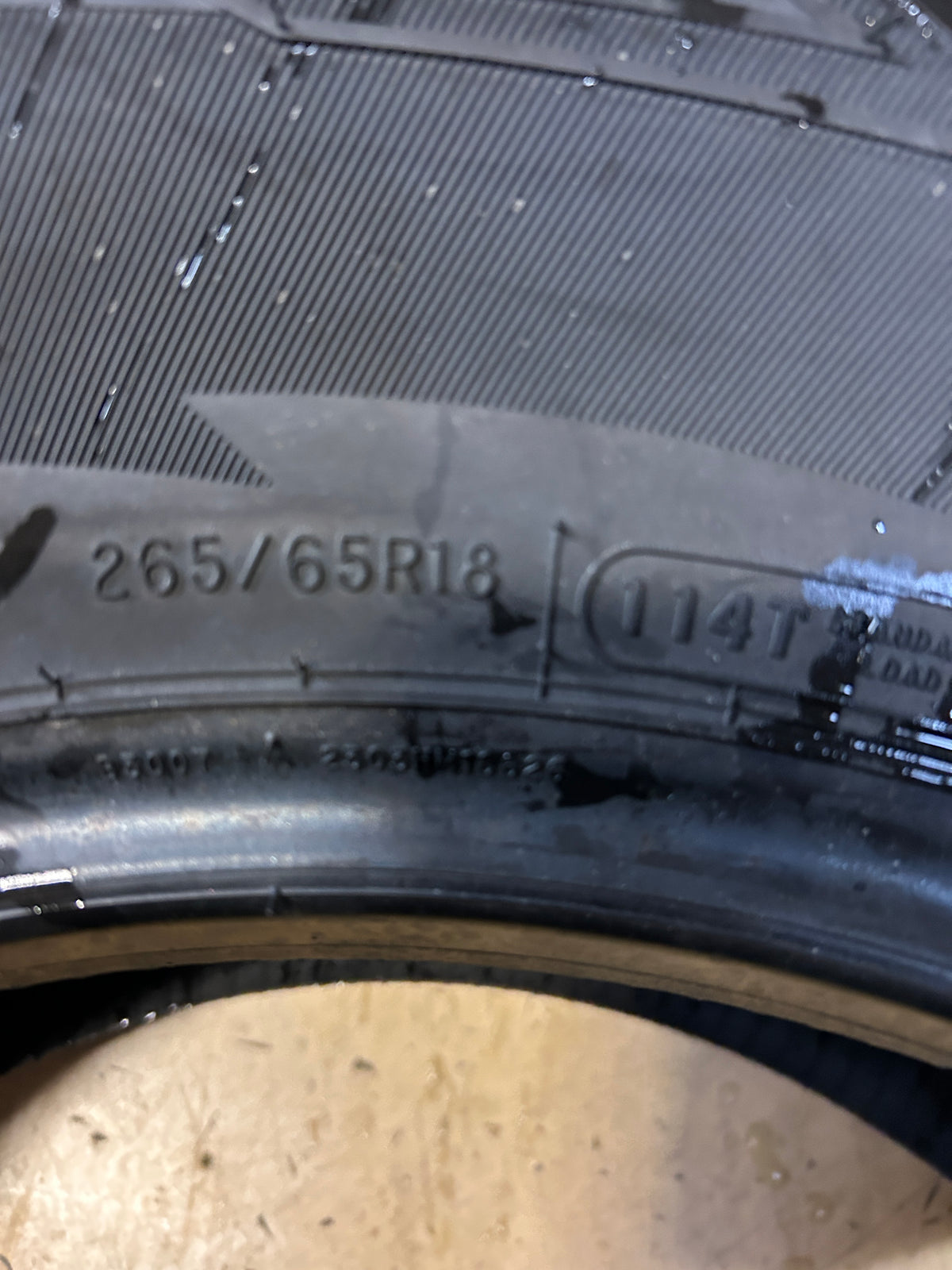 COOPER DISCOVERER ALL-TERRAIN BSW P 265 65 18 114T  TIRE 171158017