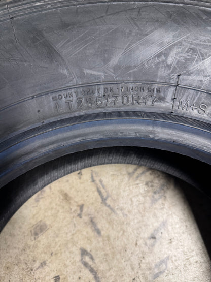 NOS CENTENNIAL TERRA TROOPER A/T BSW LT 285 70 17 121/118S 10PLY ALL TERRAIN TIRE TTC1728570E