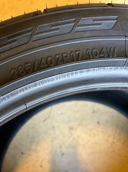NITTO NT555 G2 BSW P 285 40 17 104W XL UHP TIRE 211380