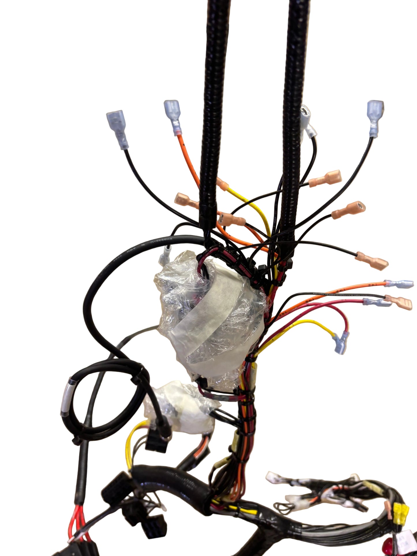 HEAVY DUTY WIRING HARNESS W/ MULTI-PIN CONNECTORS & HEAT SHIELDING