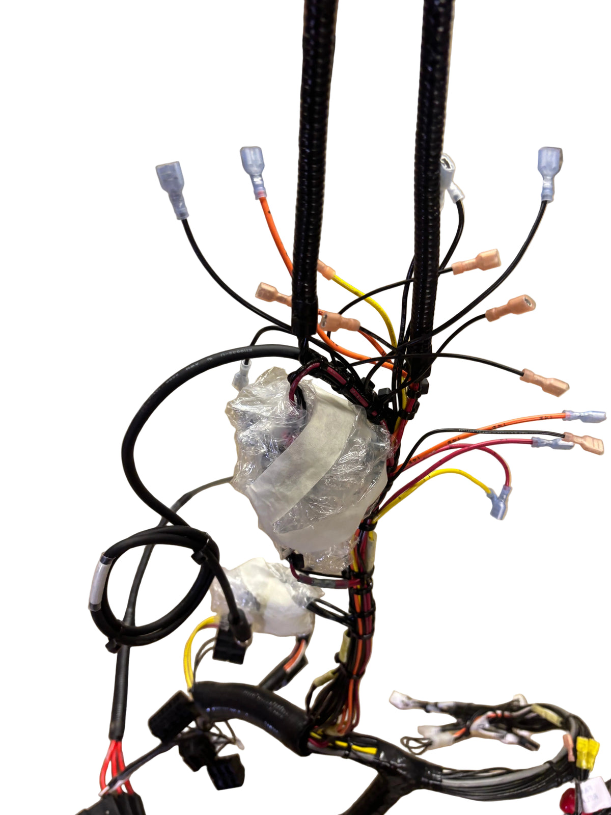 HEAVY DUTY WIRING HARNESS W/ MULTI-PIN CONNECTORS & HEAT SHIELDING
