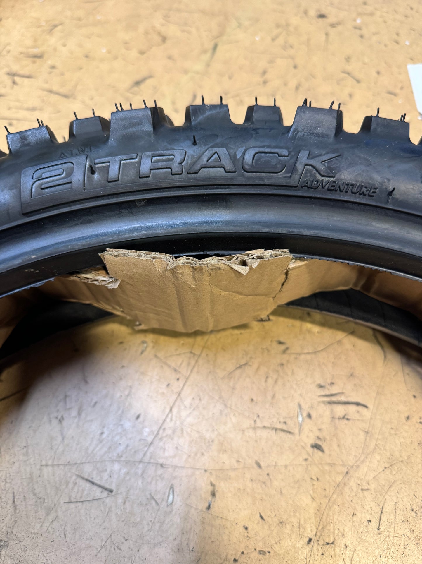 TUSK 2TRACK ADVENTURE BSW 120 70 19 60T FRONT MOTORCYCLE TIRE T2TA1207019