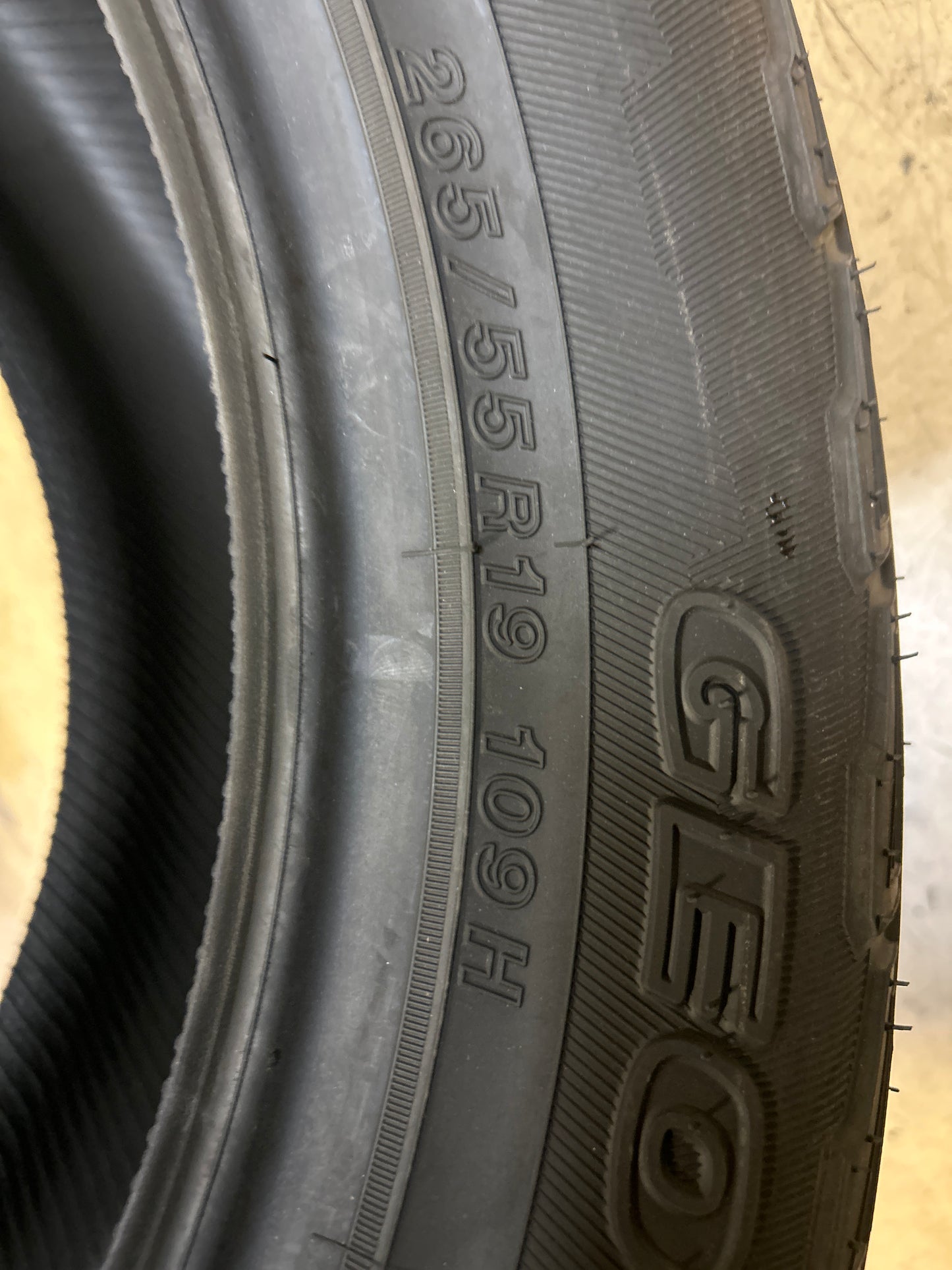 2 YOKOHAMA GEOLANDAR A/T4 G018 BSW P 265 55 19 109H ALL TERRAIN TIRE 110101931