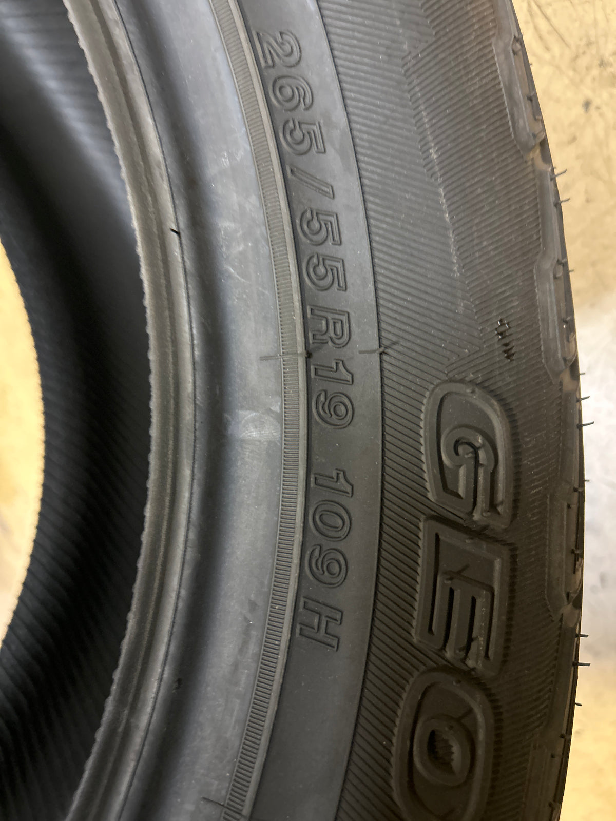 2 YOKOHAMA GEOLANDAR A/T4 G018 BSW P 265 55 19 109H ALL TERRAIN TIRE 110101931