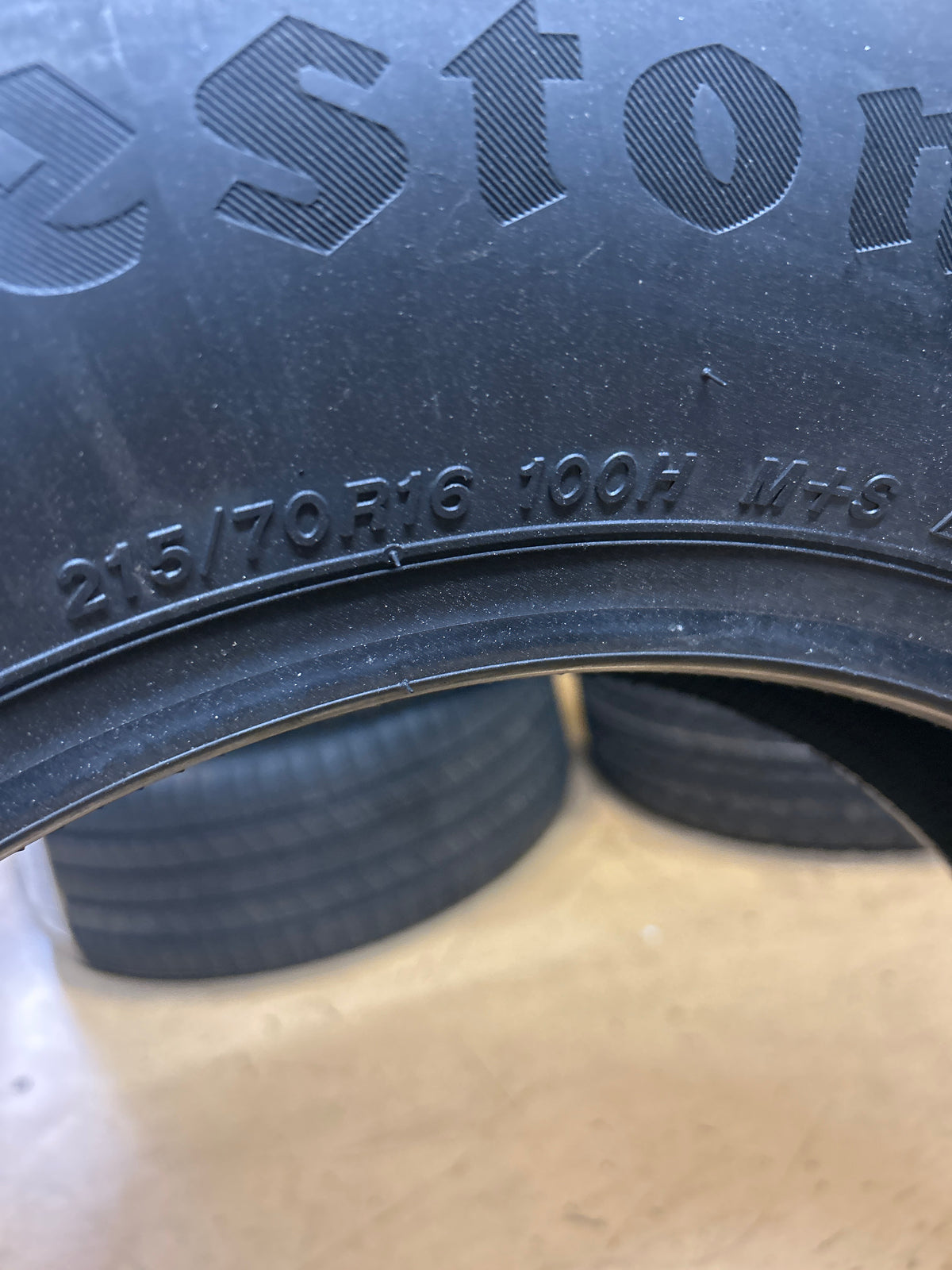 FIRESTONE WEATHERGRIP BSW P215 70 16 100H ALL SEASON TIRE 009164