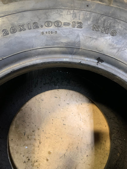 DEESTONE D408 120A4 BSW 26 12 12 10PLY LAWN TIRE DS5336