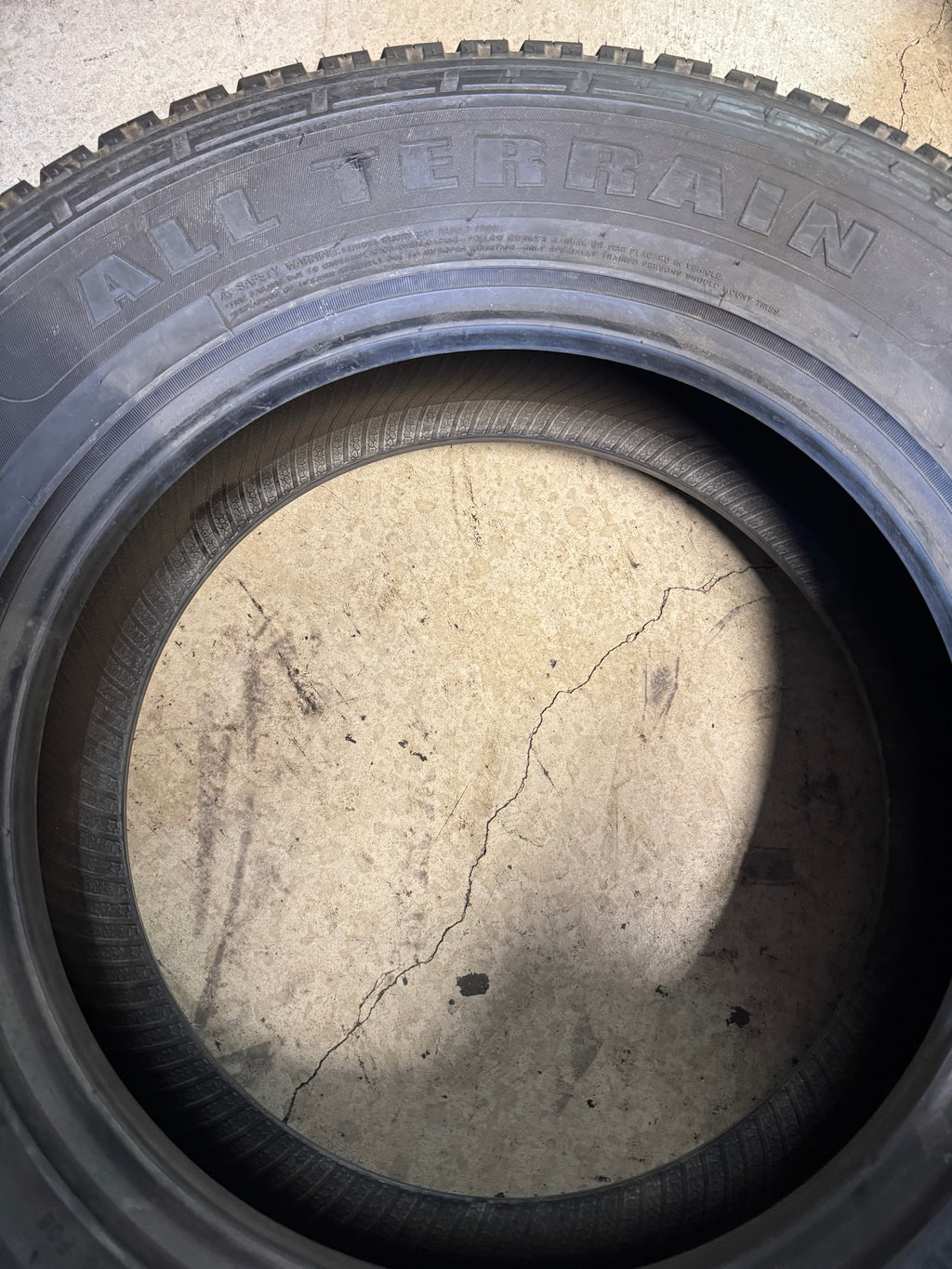 NOS AMERICUS ALL TERRAIN BSW P 245 70 17 110T TIRE AMD0631