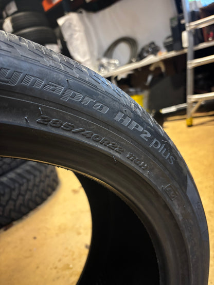 NEW OLD STOCK HANKOOK DYNAPRO HP2 PLUS RA33D (AO) AUDI P 285 40 22 110H XL ALL SEASON TIRE 1021938