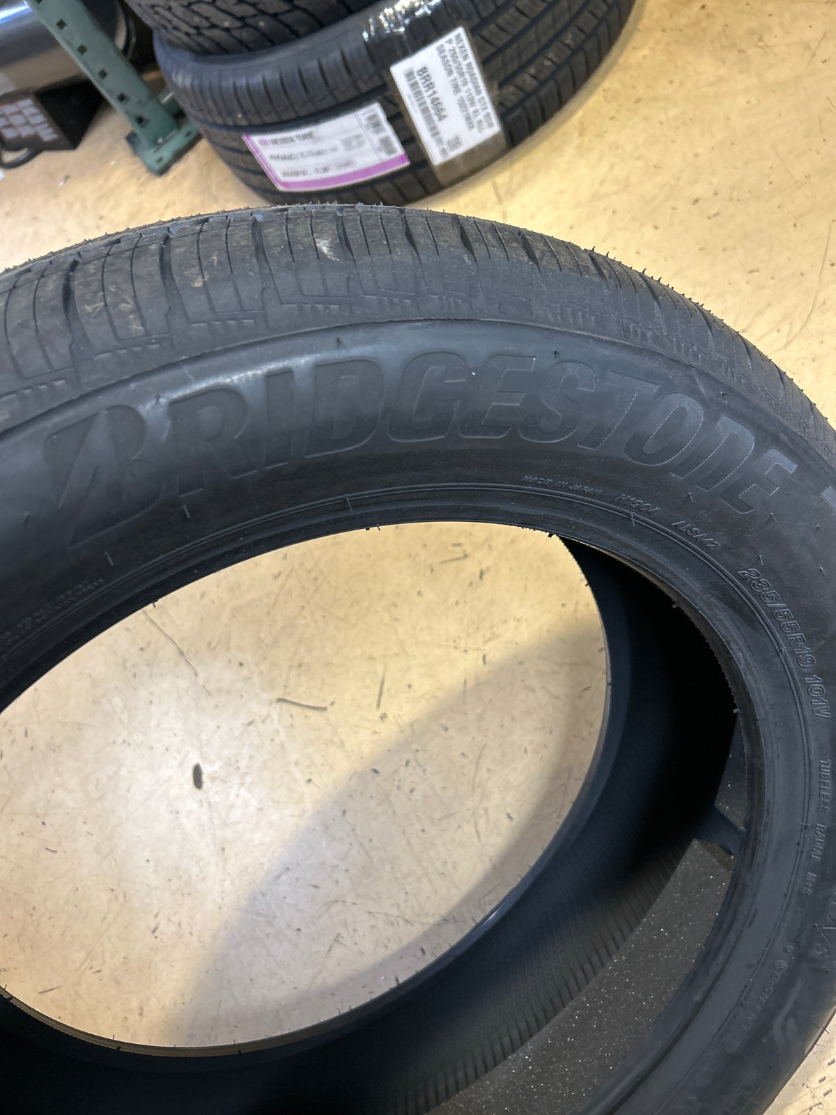 2 BRIDGESTONE ALENZA A/S SPORT BSW P 235 55 19 101V ALL SEASON TIRE 013860
