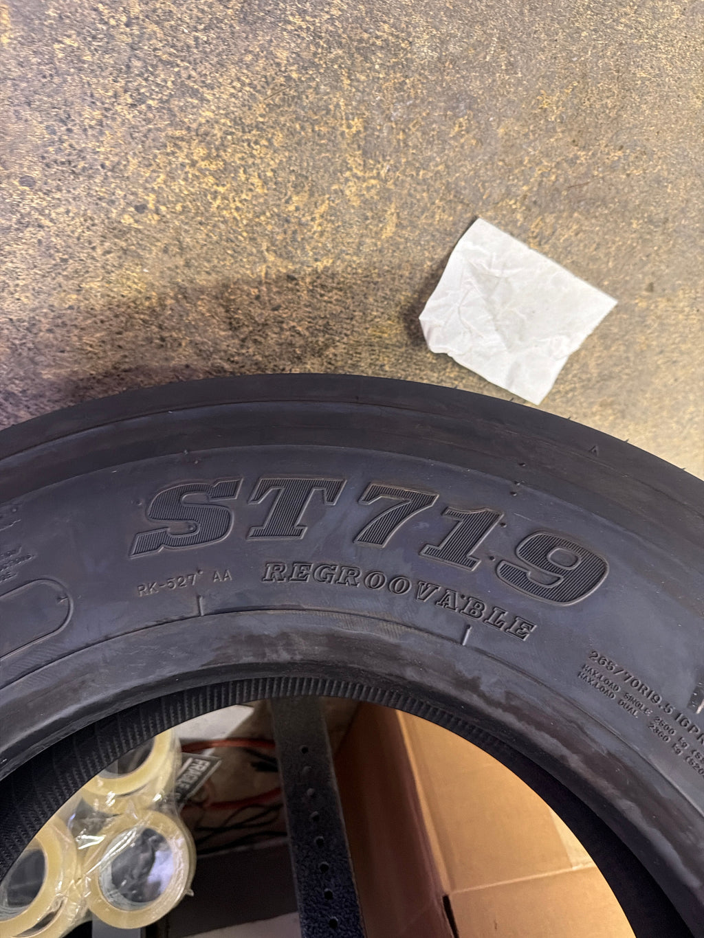 SUMITOMO ST719 BSW  265 70 19.5 140/138M 16PLY ALL POSITION TIRE 5533489