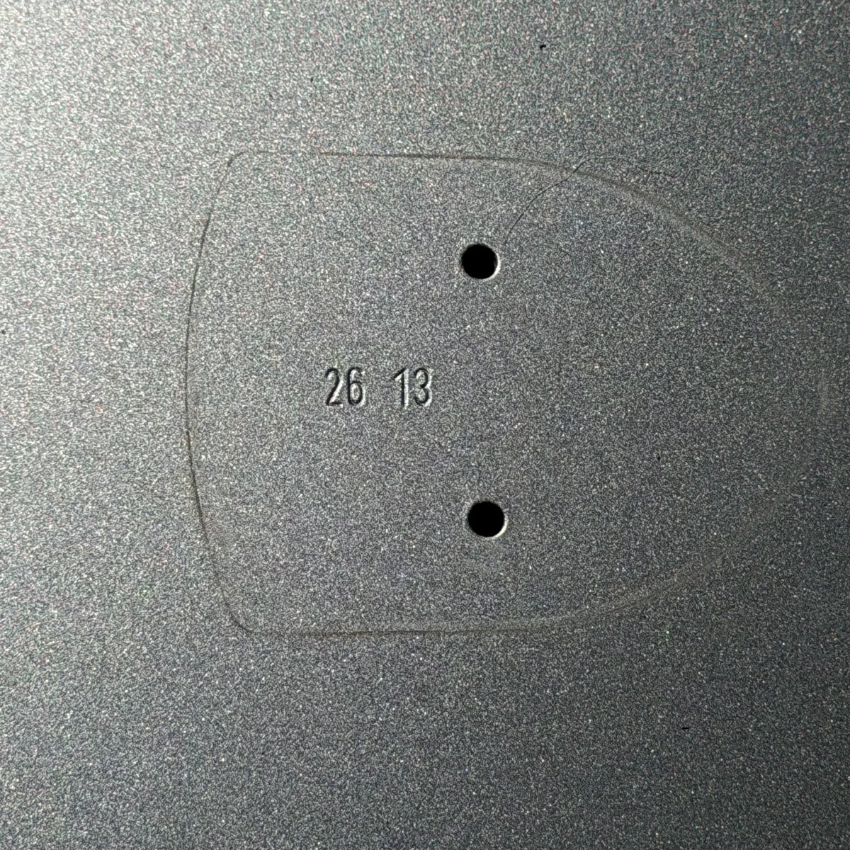 PORSCHE HOOD PANEL SILVER 05-13 PORCHE 911, BOXSTER, CAYMAN 997 511 011 00