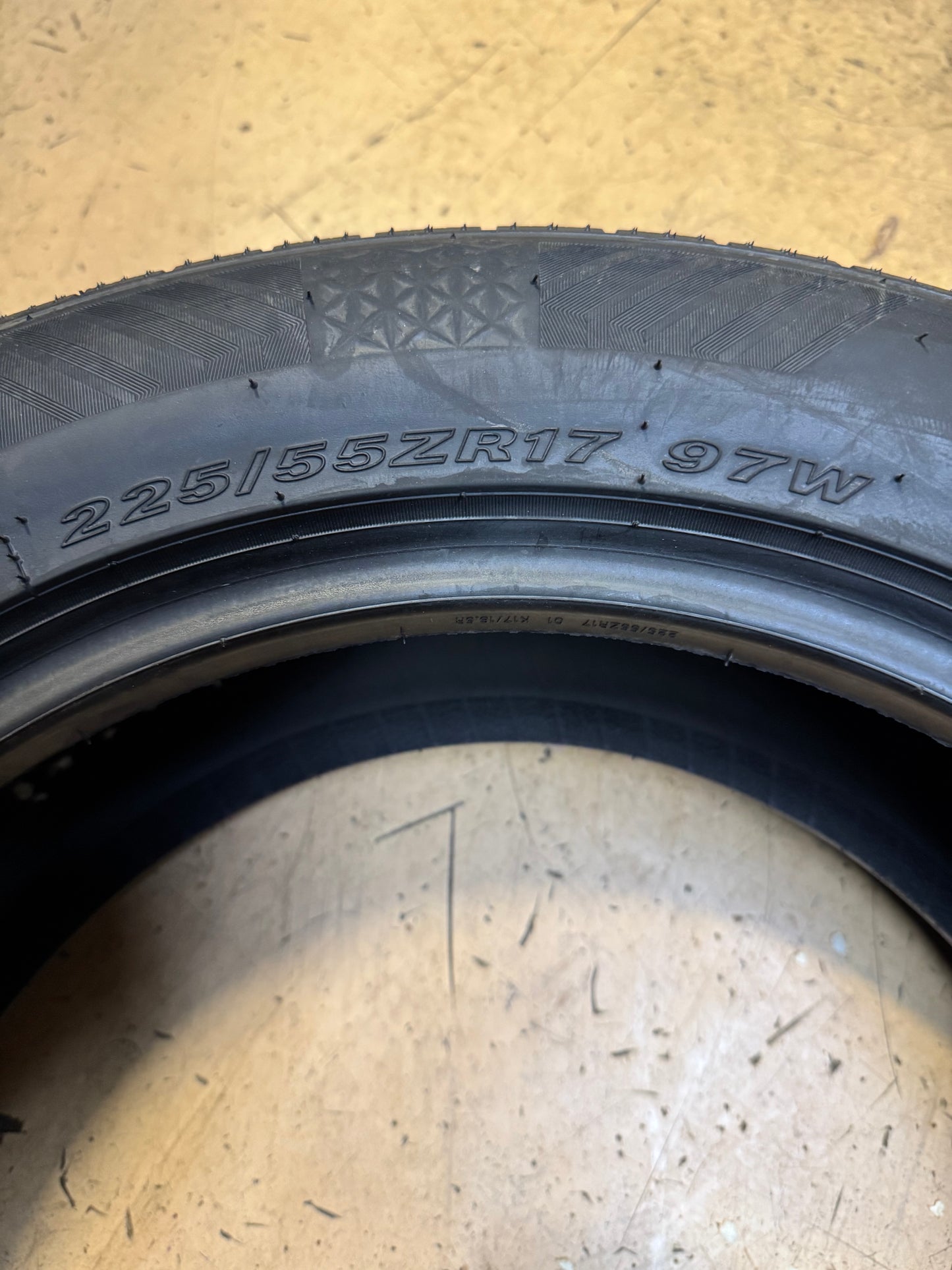 2 NEXEN N5000 PLATINUM BSW P 225 55 17 97W ALL SEASON TIRE 18182NXK