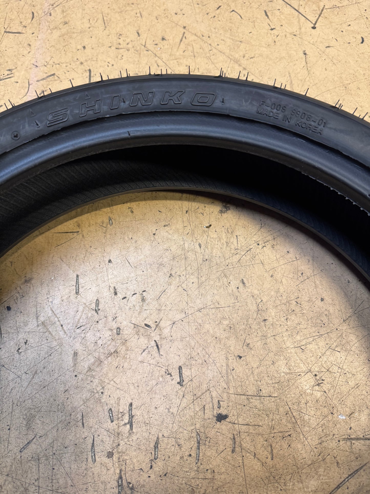 SHINKO 009 RAVEN RADIAL BSW 120 60 17 55W FRONT MOTORCYCLE TIRE 874040