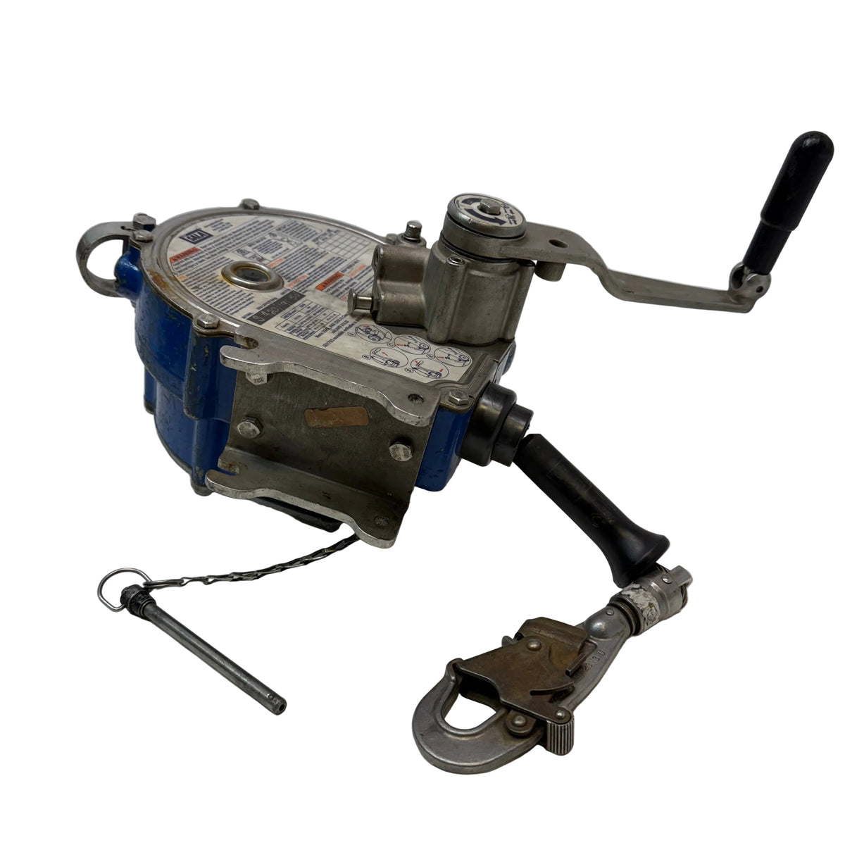 USED DBI-SALA SEALED-BLOK SELF-RETRACTING LIFELINE 3400922, 50 FT, SILVER