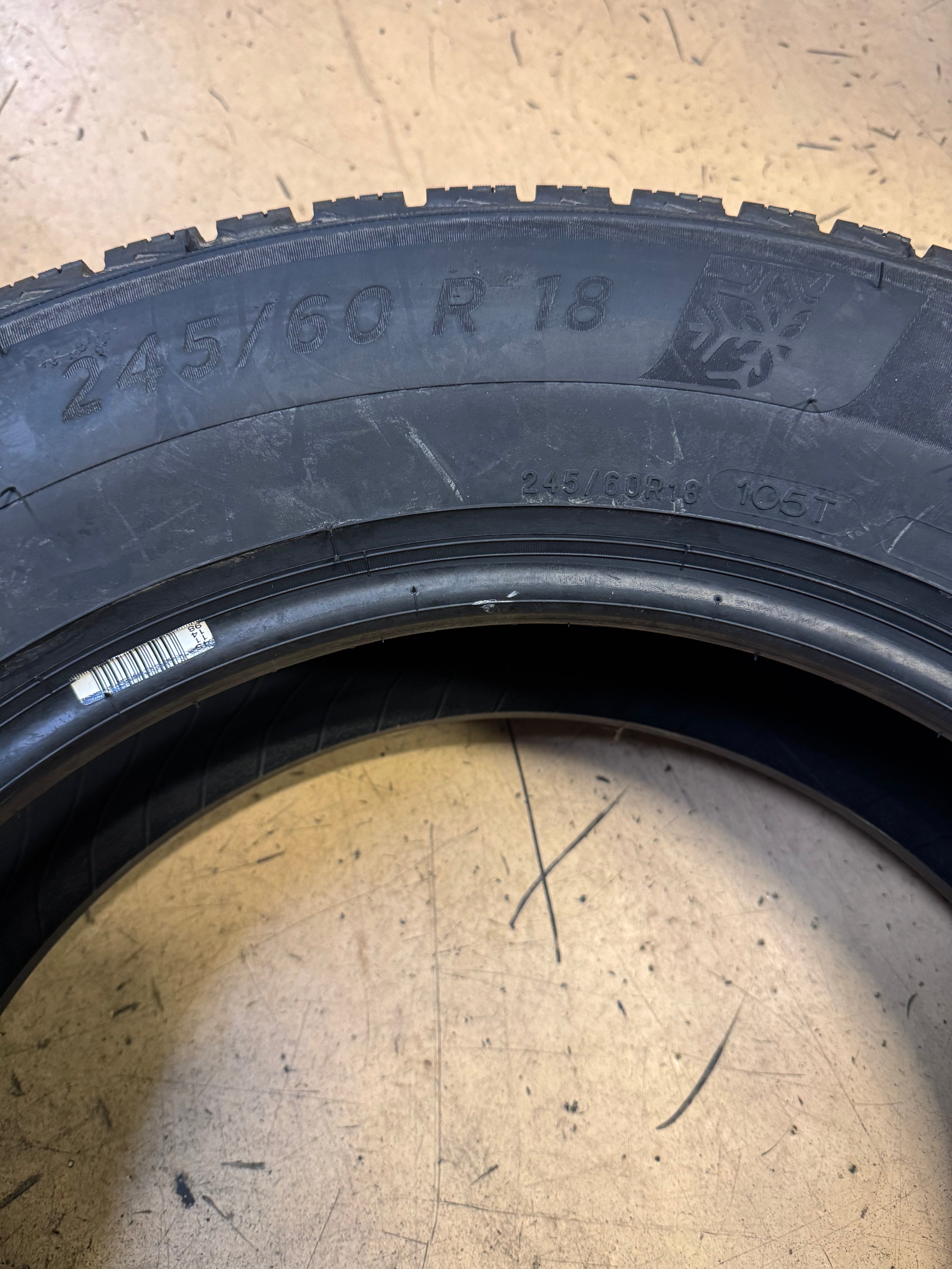 MICHELIN X-ICE SNOW BSW P 245 60 18 105T WINTER TIRE 52090